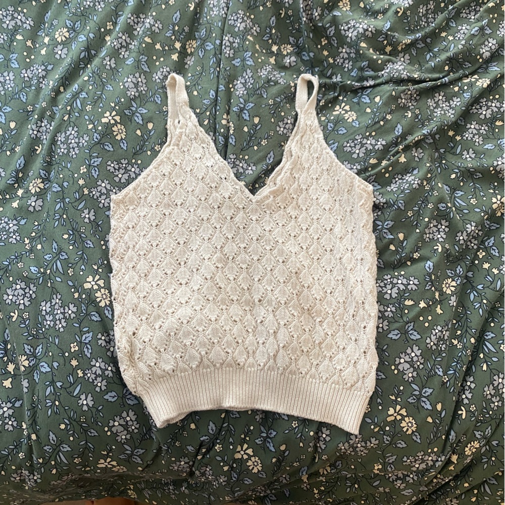 Brandy melville knit tank top